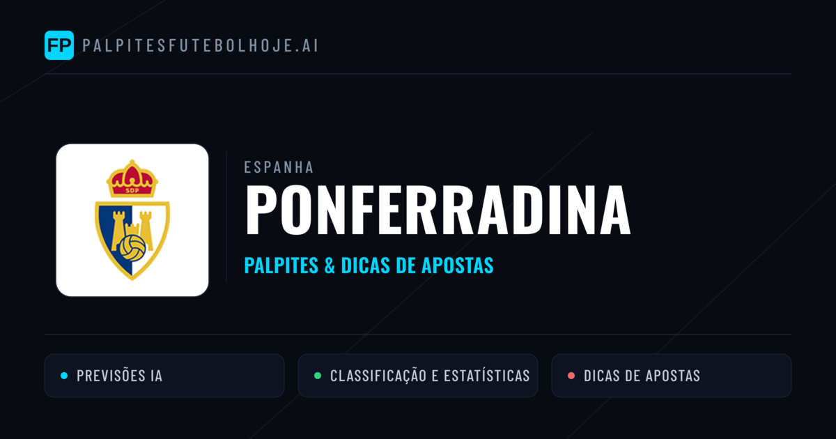 Ponferradina Palpites & Estatísticas