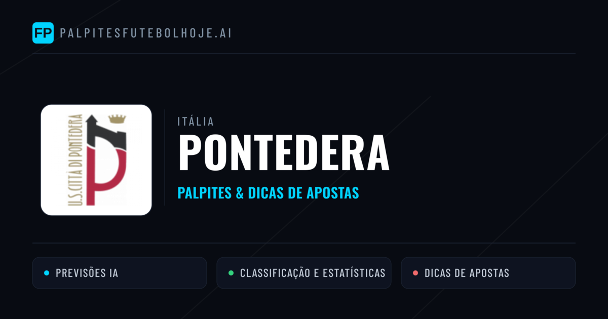 Pontedera Palpites & Estatísticas