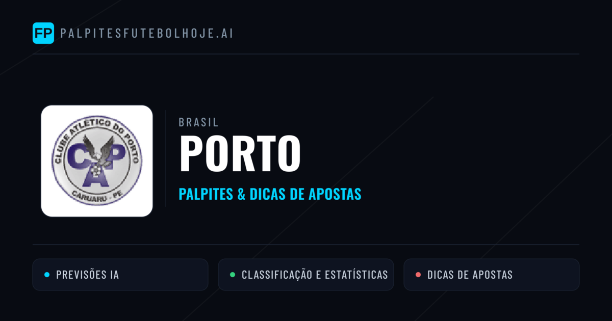 Porto Palpites & Estatísticas
