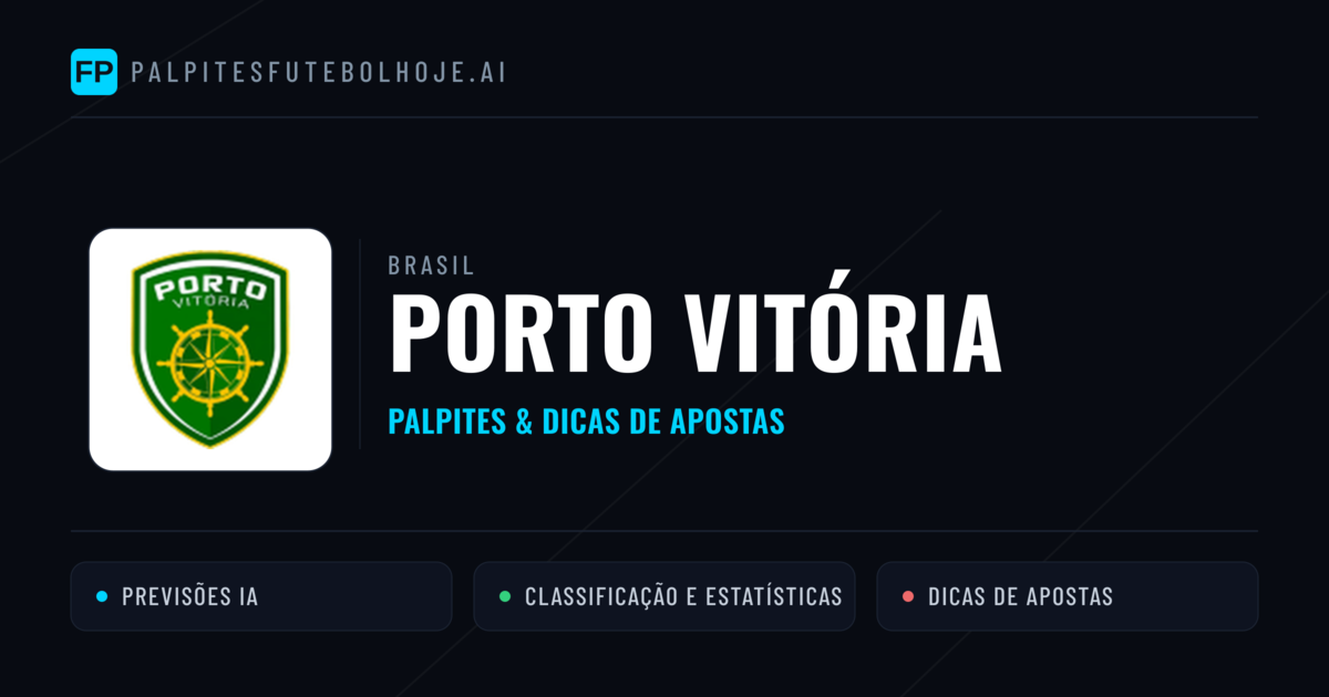 Porto Vitória Palpites & Estatísticas