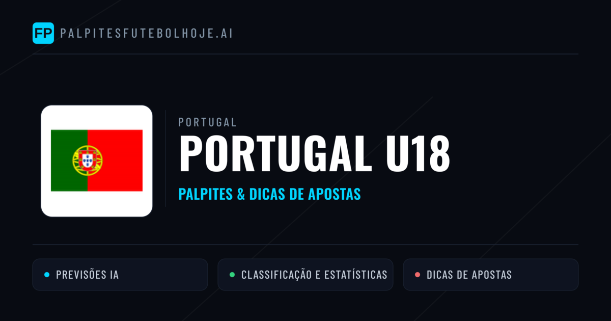 Portugal U18 Palpites & Estatísticas