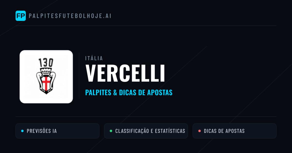 Vercelli Palpites & Estatísticas