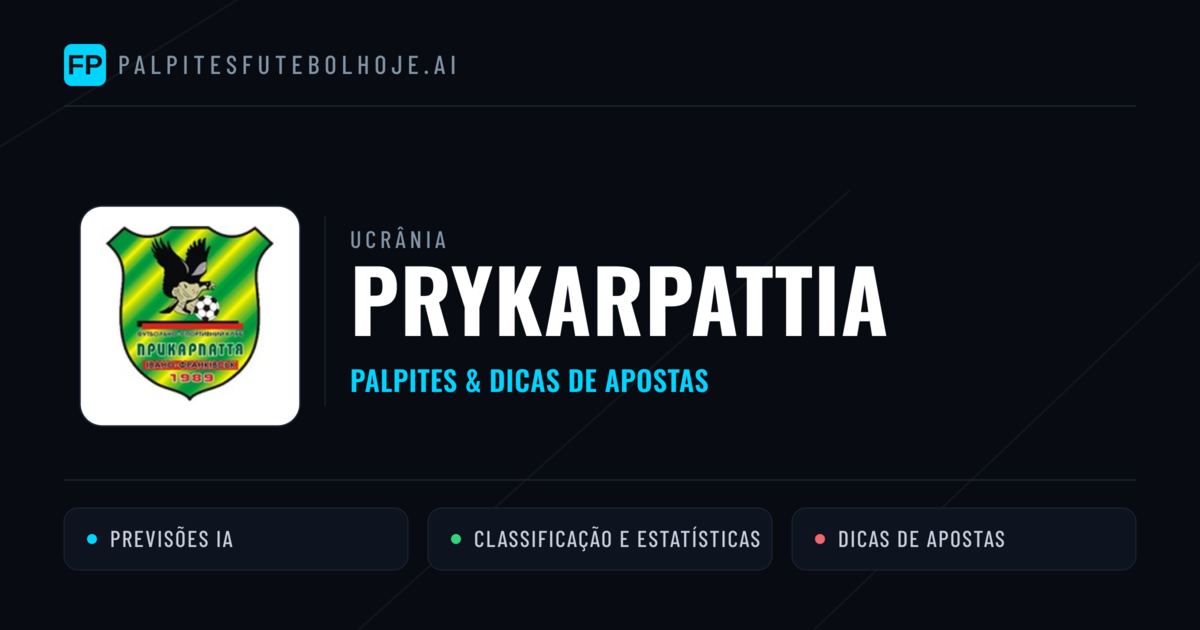 Prykarpattia Palpites & Estatísticas