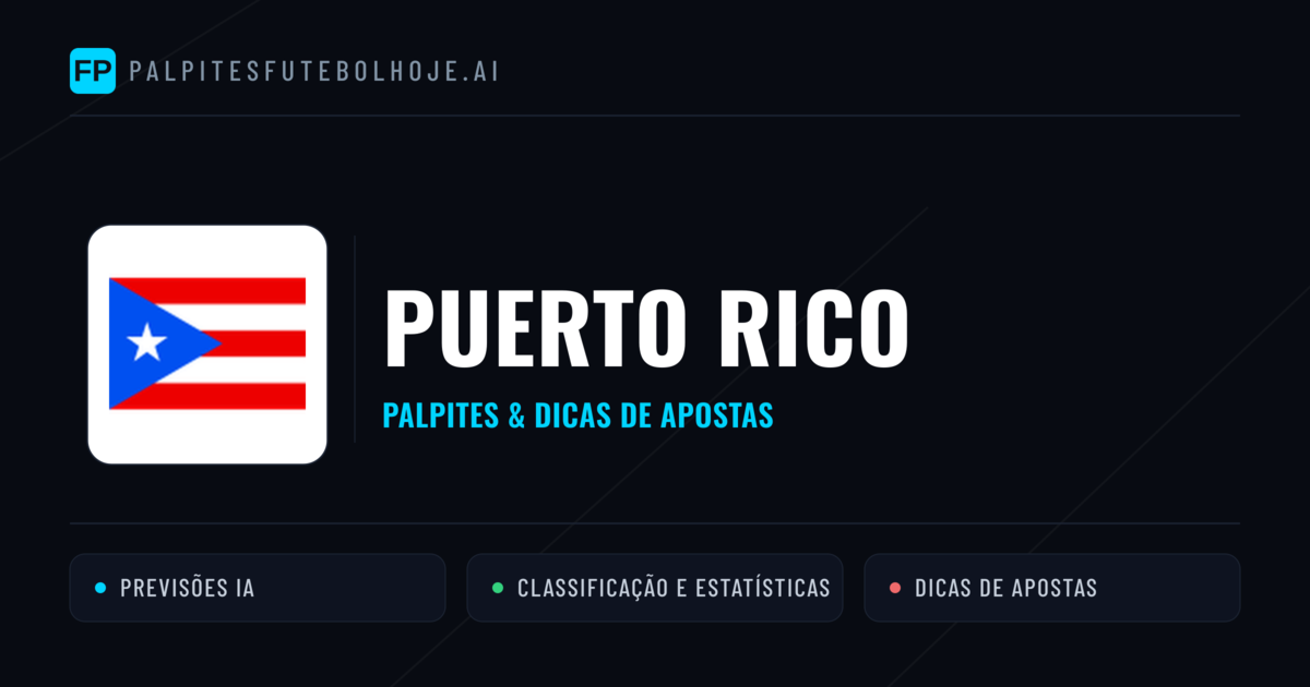 Puerto Rico Palpites & Estatísticas