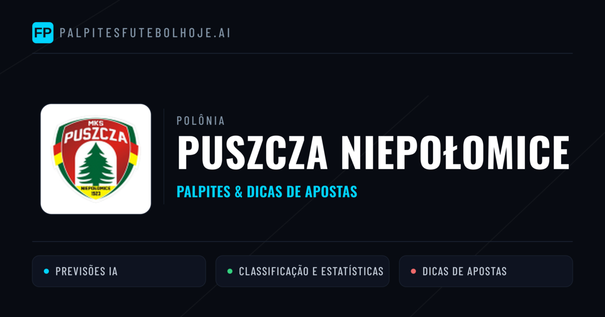 Puszcza Niepołomice Palpites & Estatísticas
