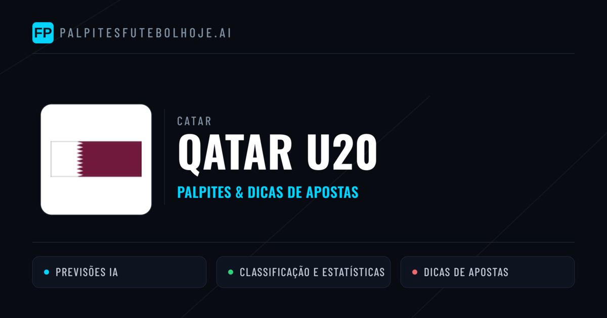 Qatar U20 Palpites & Estatísticas
