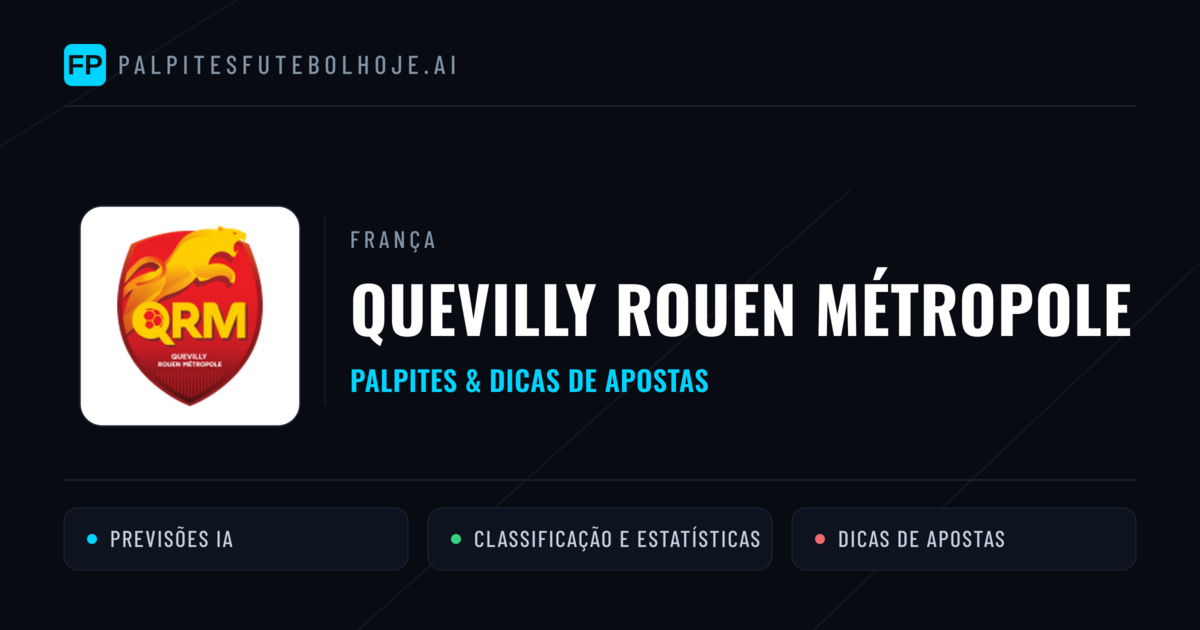 Quevilly Rouen Métropole Palpites & Estatísticas