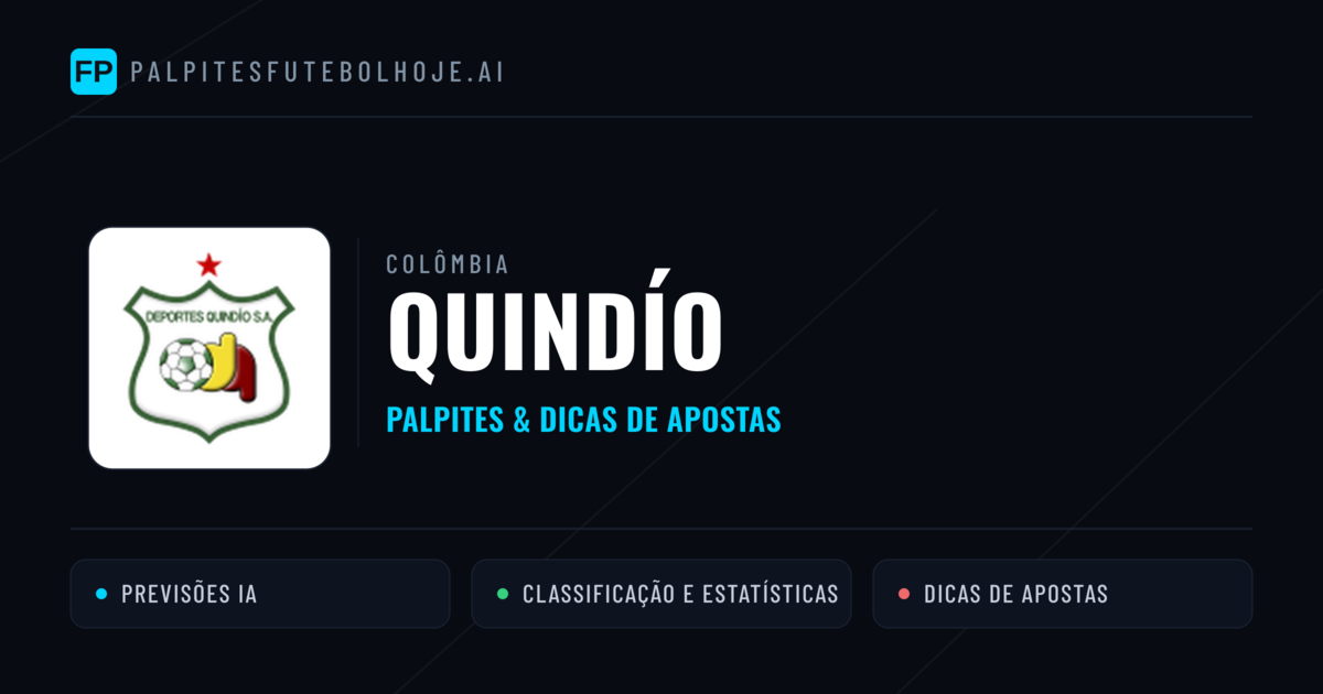 Quindío Palpites & Estatísticas