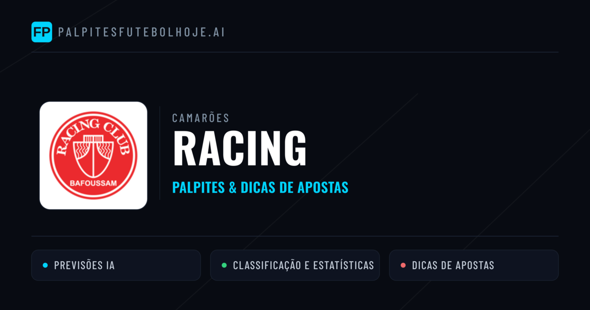 Racing Palpites & Estatísticas