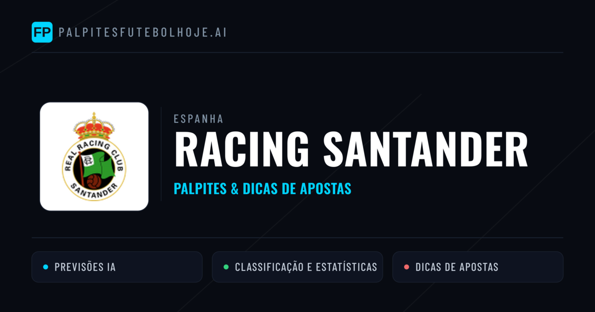 Racing Santander Palpites & Estatísticas
