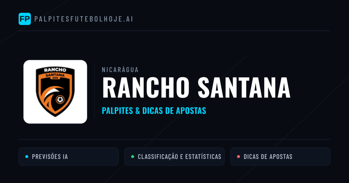 Rancho Santana Palpites & Estatísticas