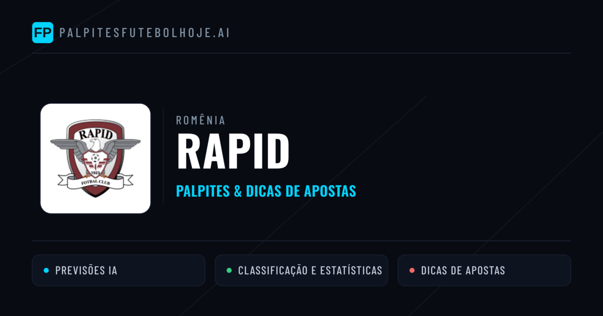 Rapid Palpites & Estatísticas
