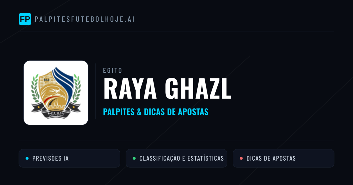 Raya Ghazl Palpites & Estatísticas