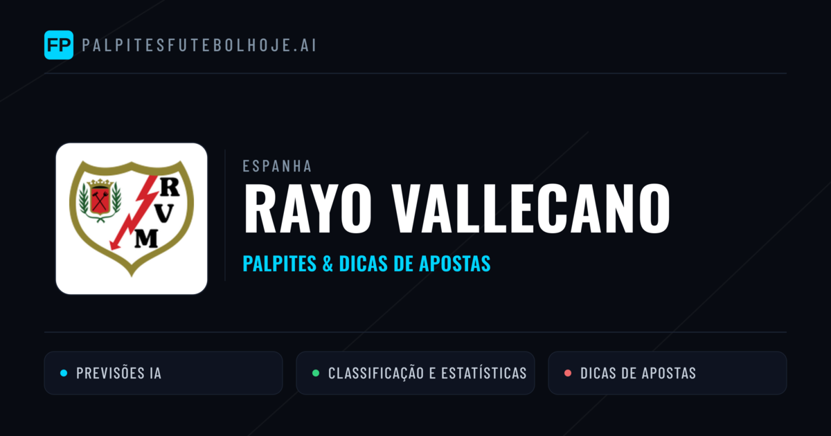 Rayo Vallecano Palpites & Estatísticas