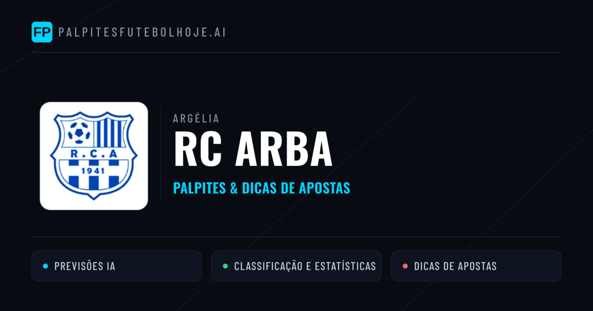 RC Arba Palpites & Estatísticas