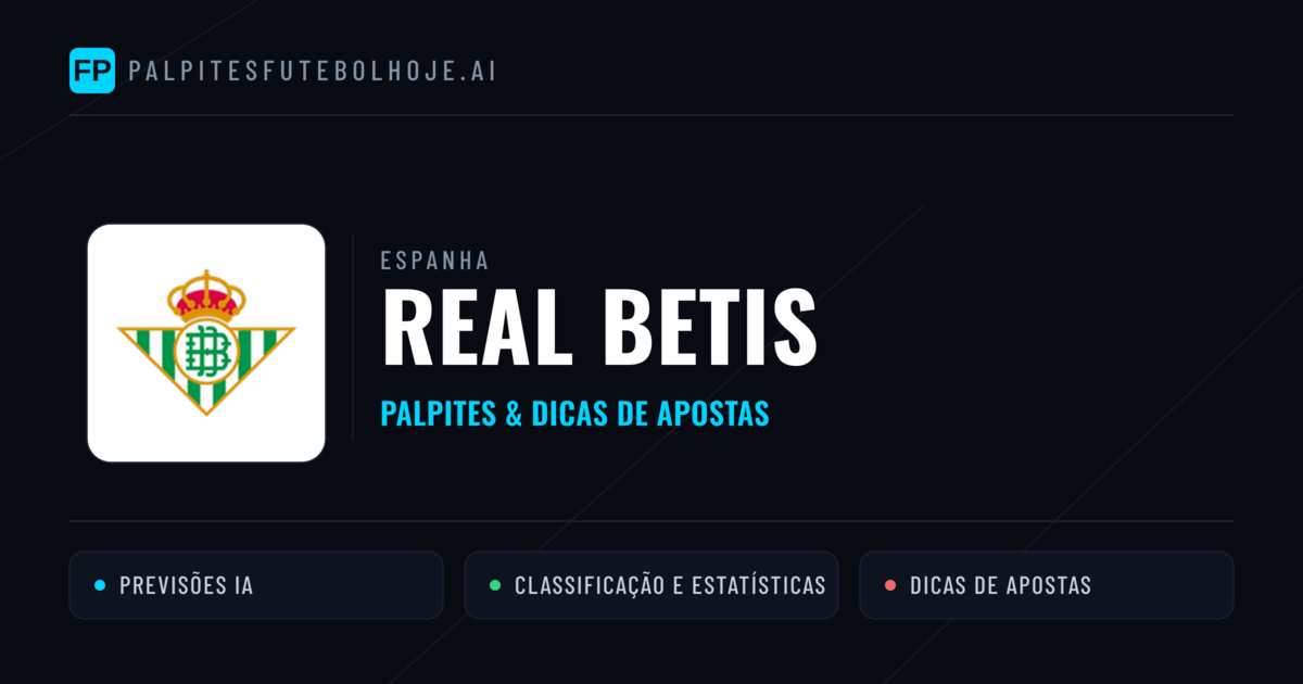 Real Betis Palpites & Estatísticas