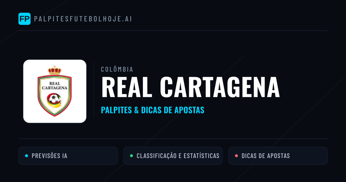 Real Cartagena Palpites & Estatísticas