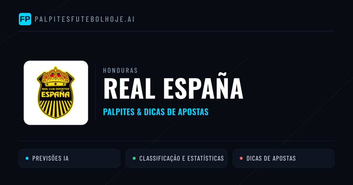 Real España Palpites & Estatísticas