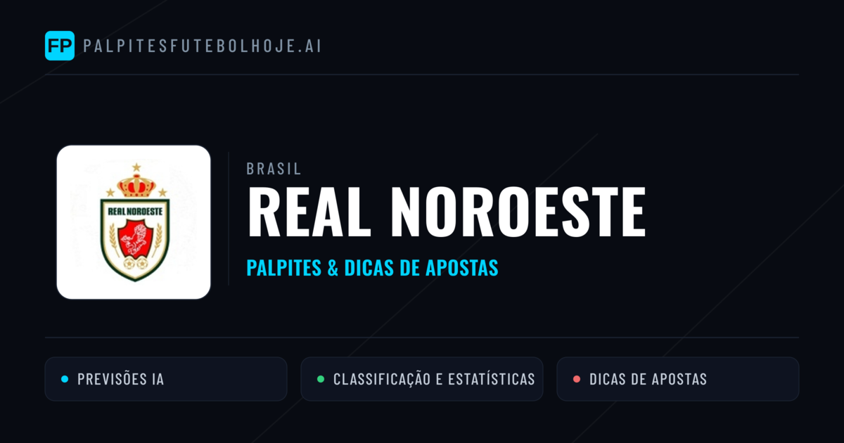 Real Noroeste Palpites & Estatísticas