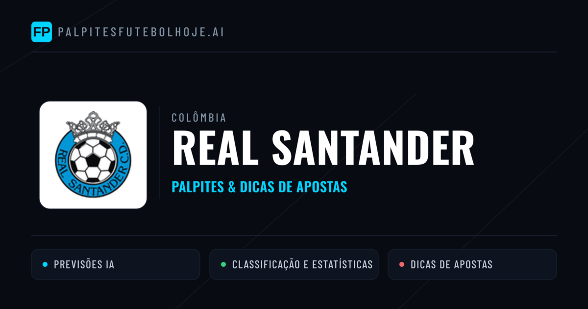 Real Santander Palpites & Estatísticas