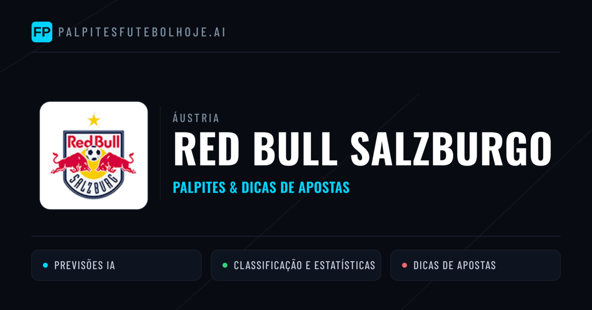 Red Bull Salzburgo Palpites & Estatísticas