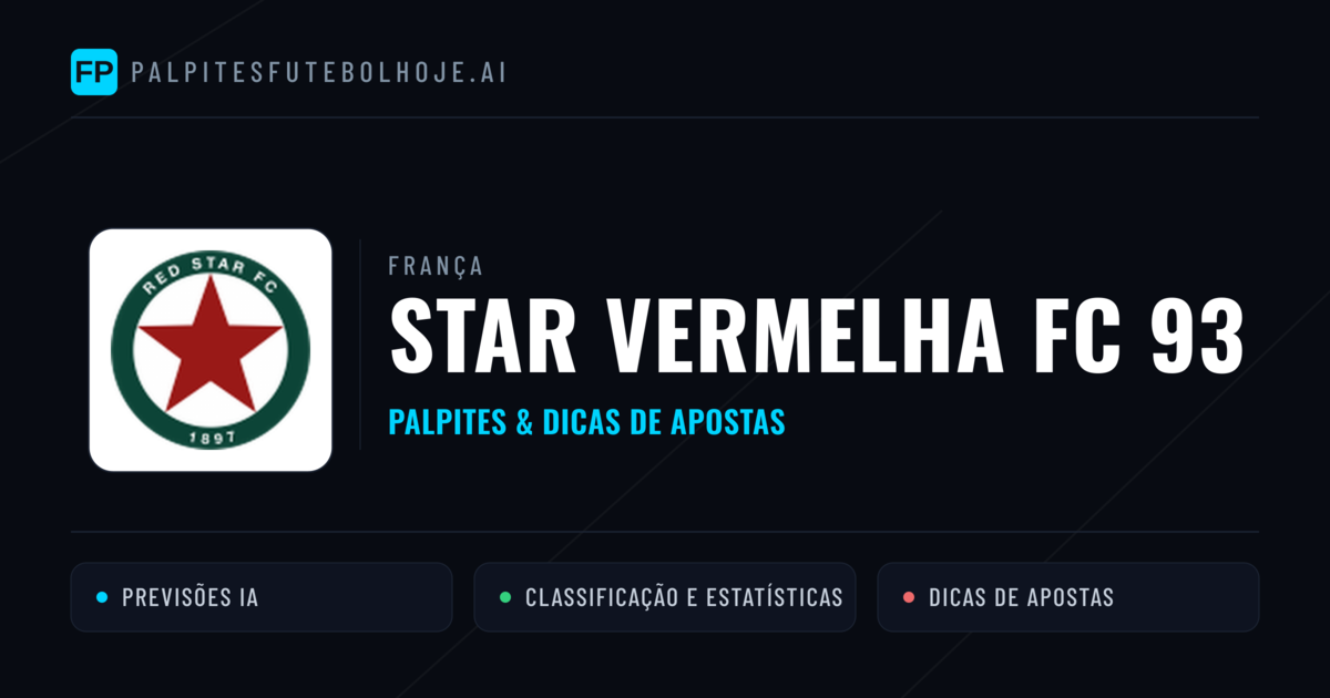Star Vermelha FC 93 Palpites & Estatísticas