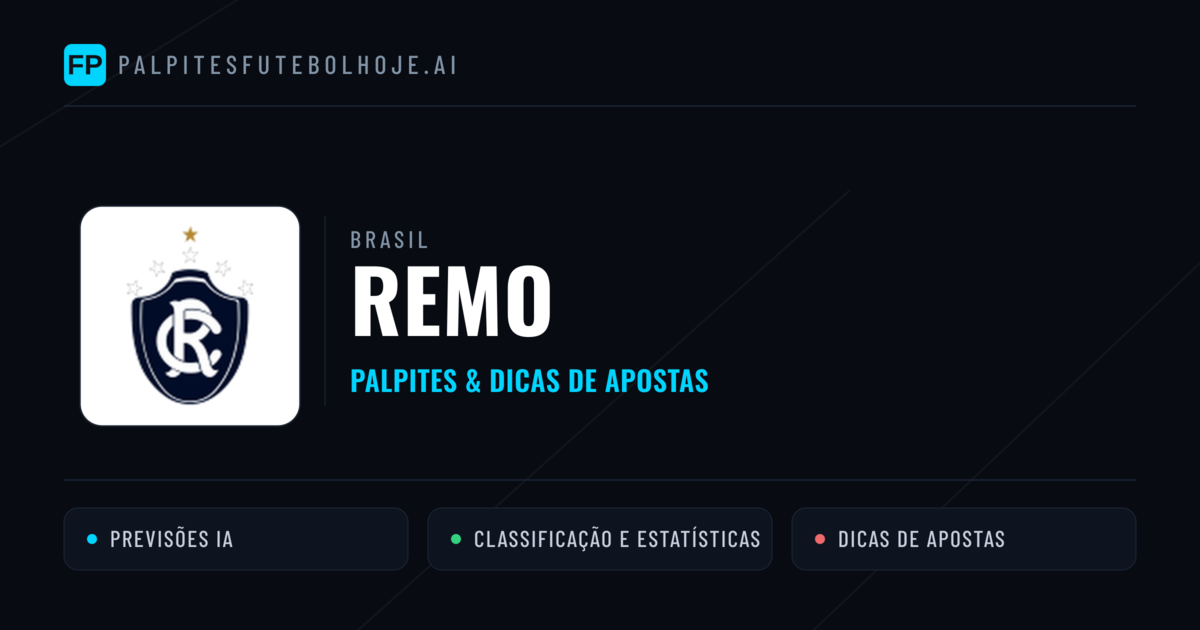 Remo Palpites & Estatísticas