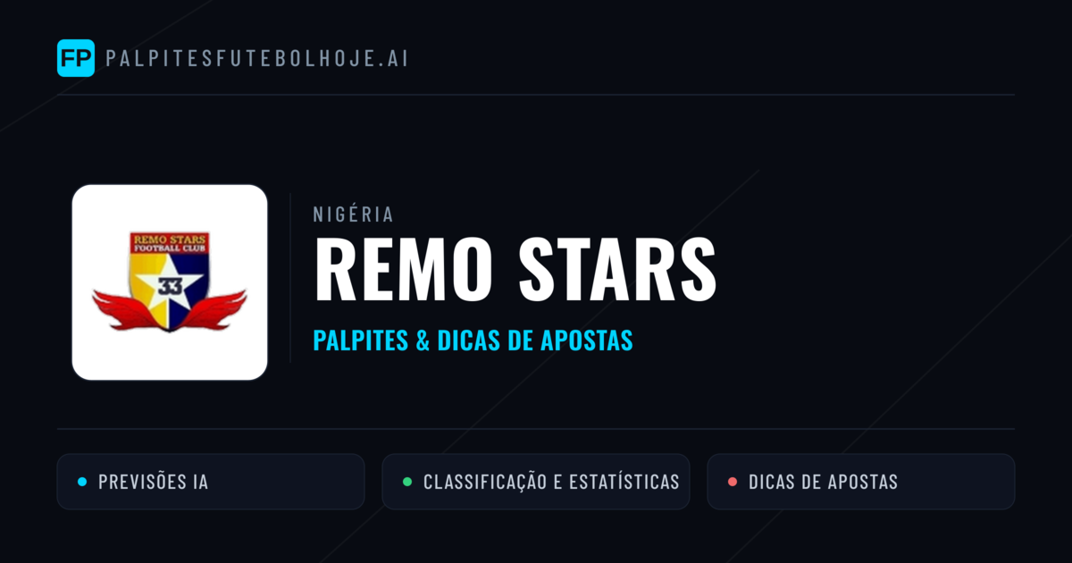Remo Stars Palpites & Estatísticas