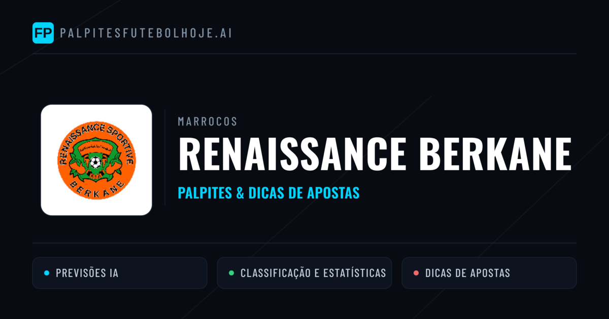 Renaissance Berkane Palpites & Estatísticas
