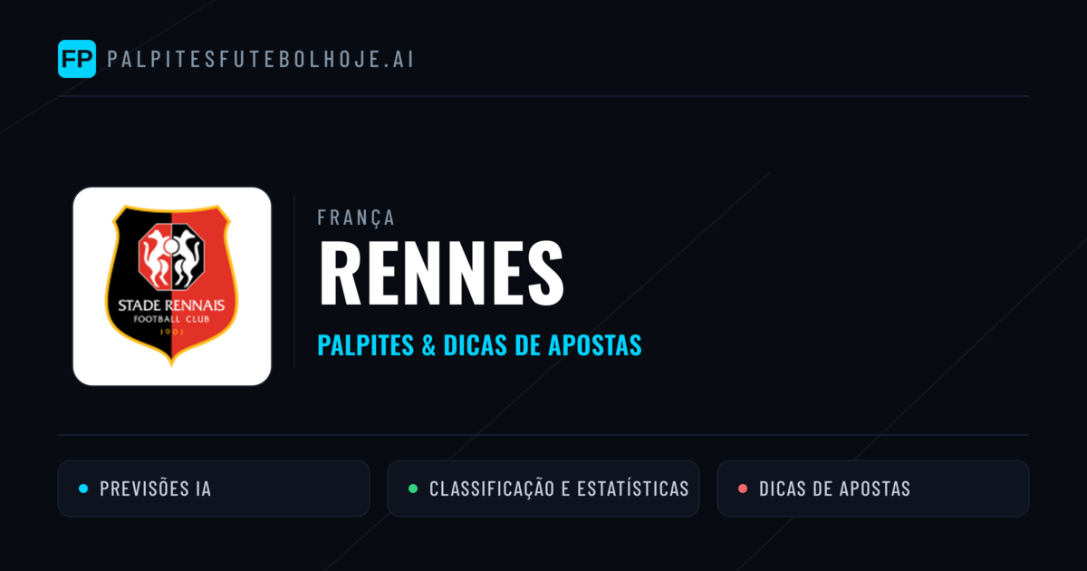 Rennes Palpites & Estatísticas