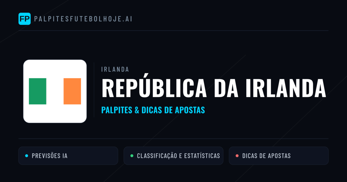 República da Irlanda Palpites & Estatísticas