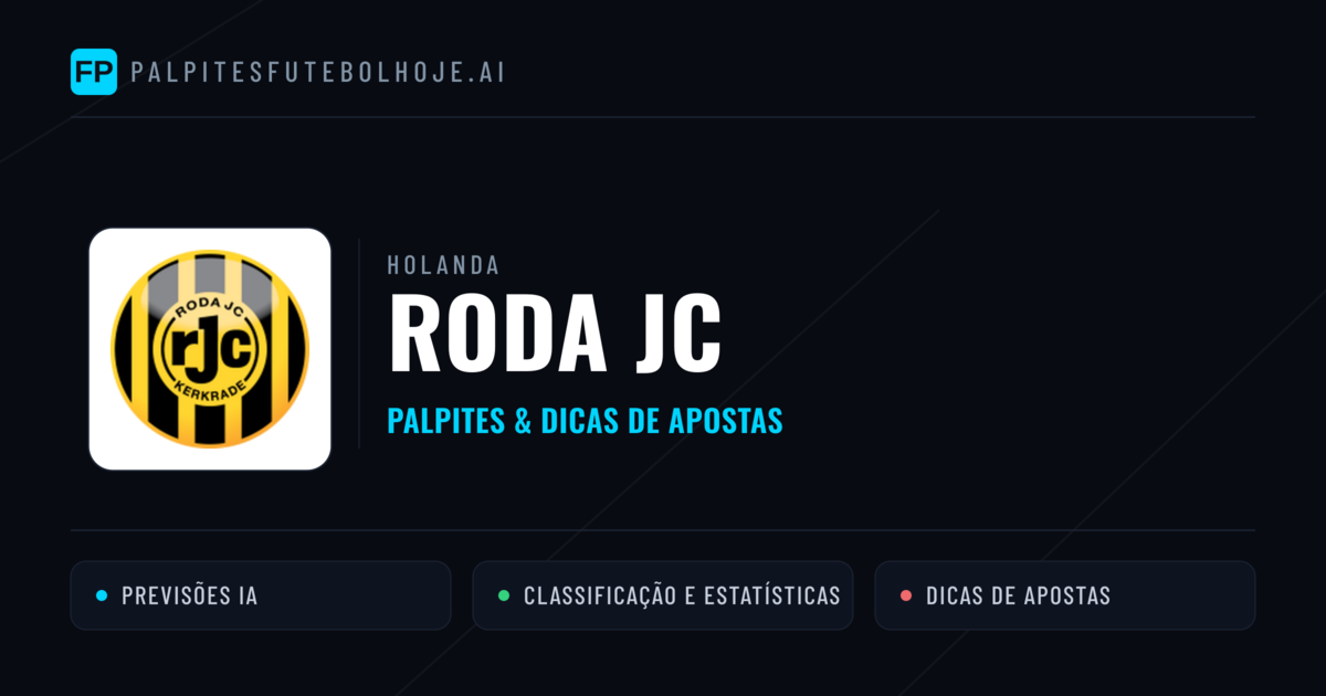 Roda JC Palpites & Estatísticas
