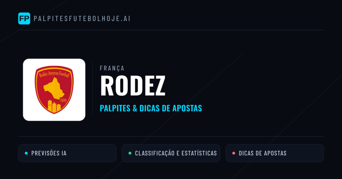 Rodez Palpites & Estatísticas