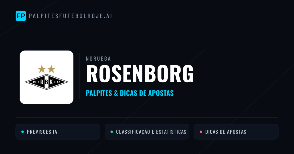 Rosenborg Palpites & Estatísticas