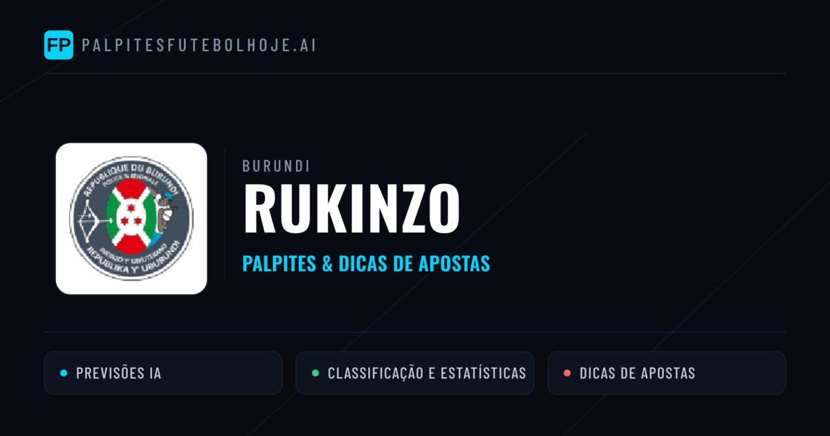 Rukinzo Palpites & Estatísticas