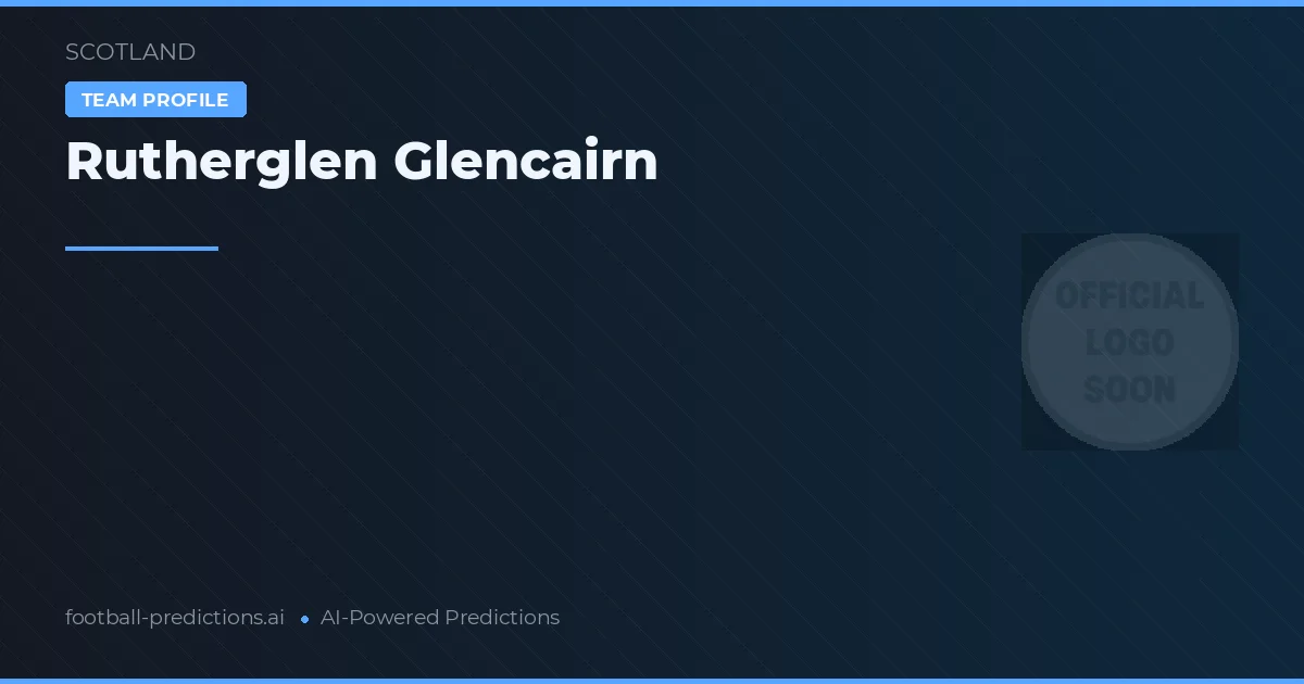 Rutherglen Glencairn Palpites & Estatísticas