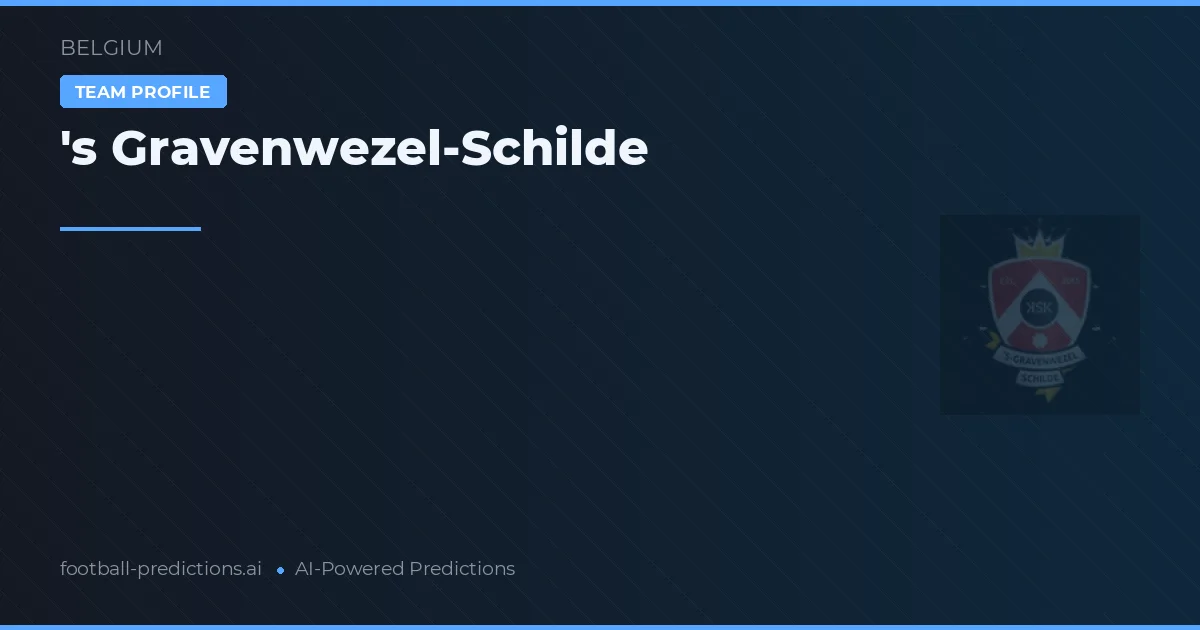 s Gravenwezel-Schilde Palpites & Estatísticas