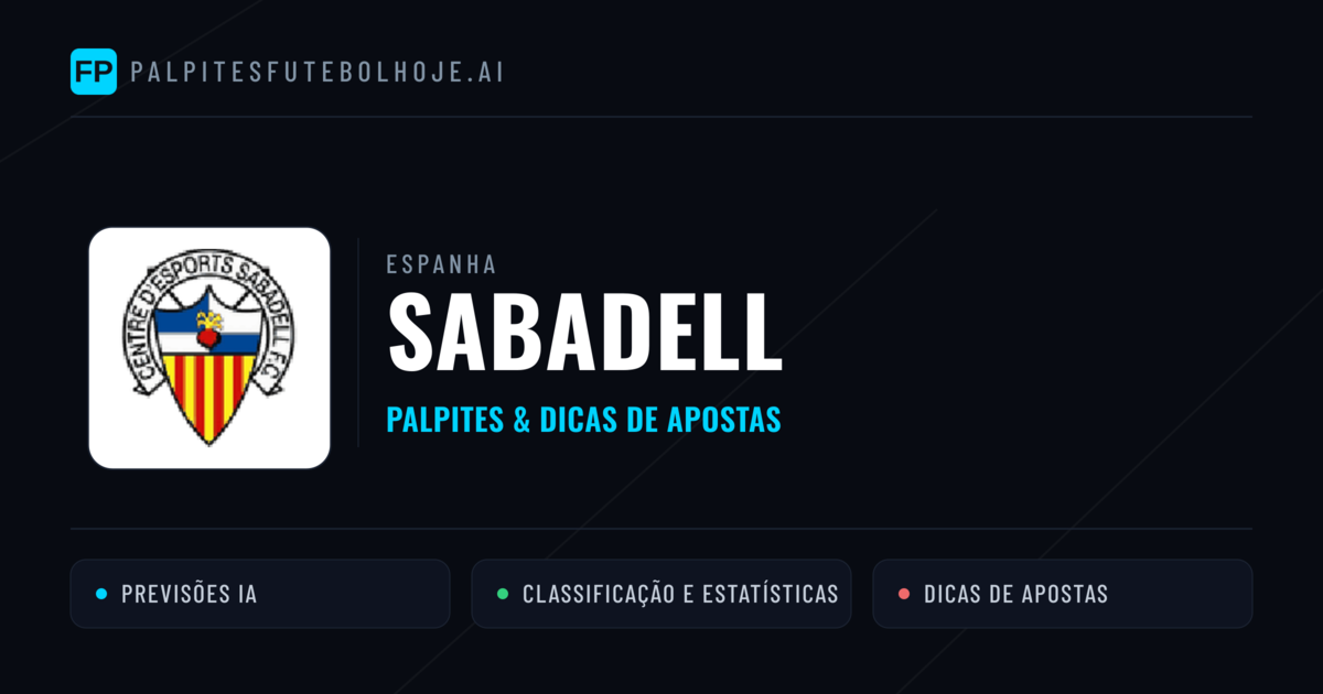 Sabadell Palpites & Estatísticas