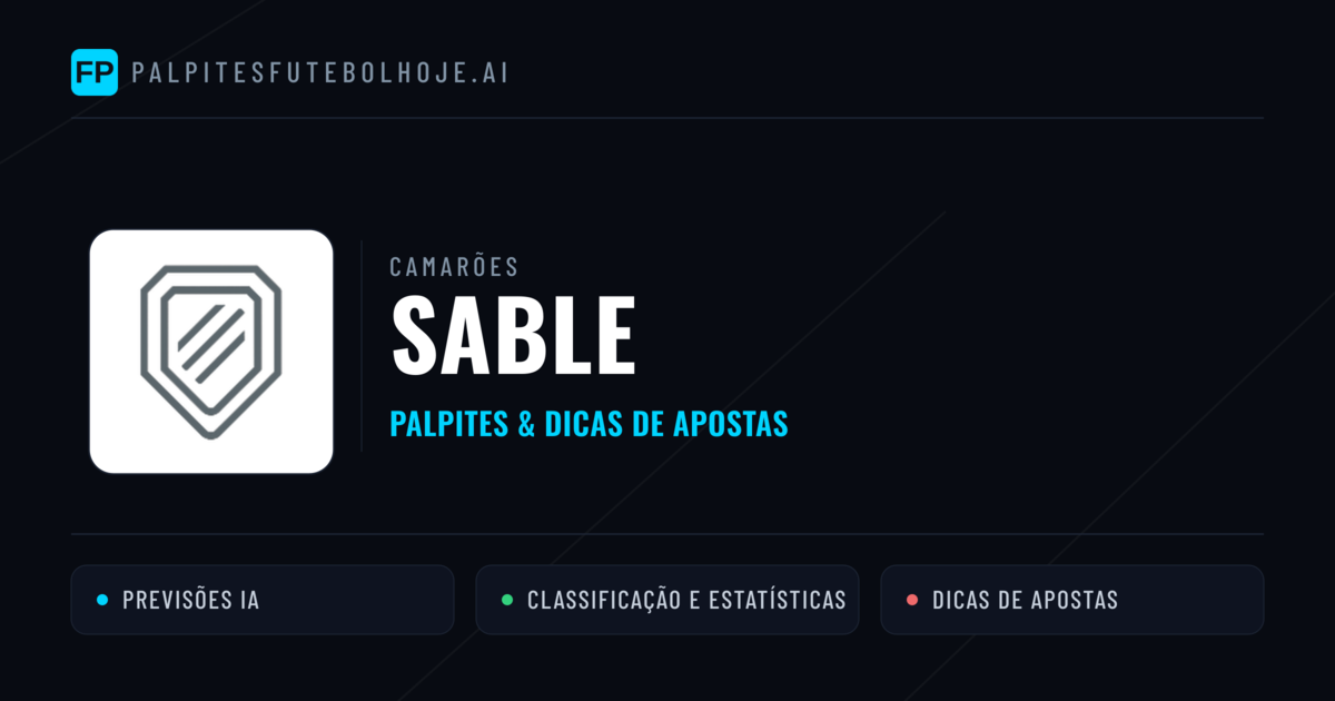 Sable Palpites & Estatísticas
