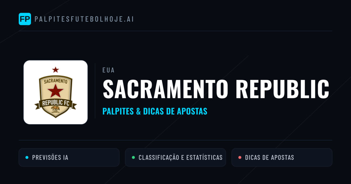 Sacramento Republic Palpites & Estatísticas