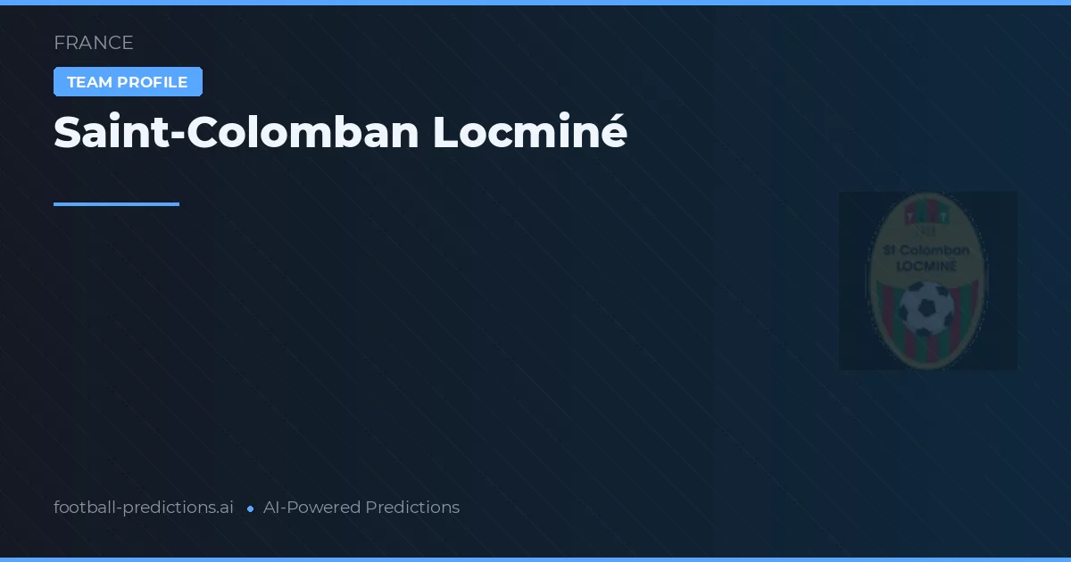 Saint-Colomban Locminé Palpites & Estatísticas