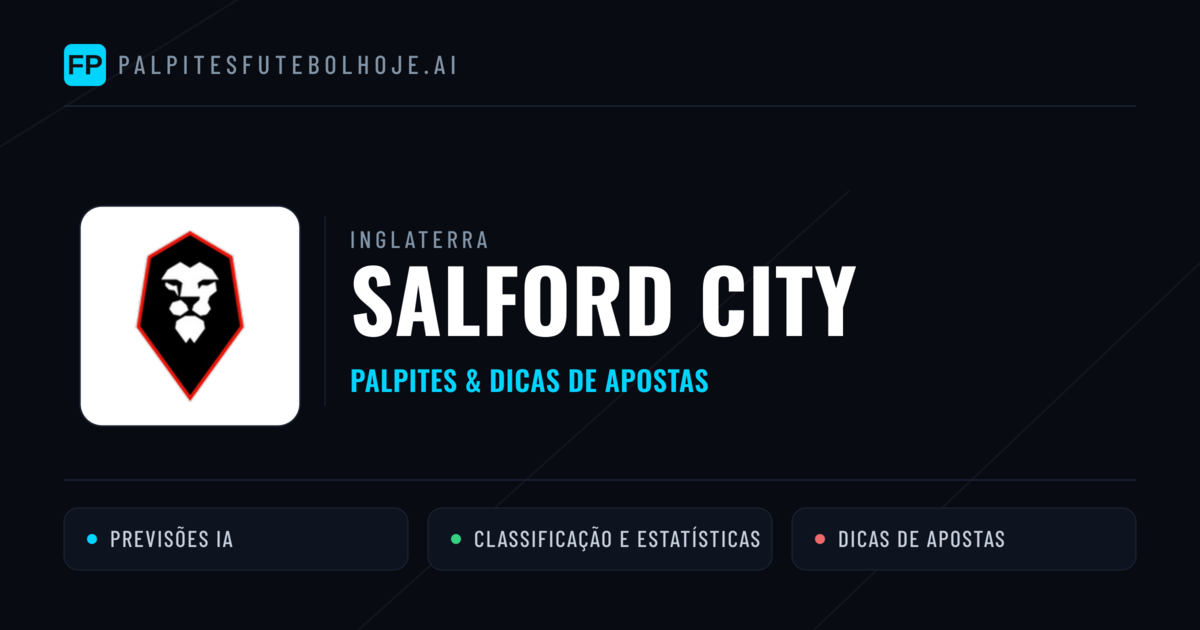 Salford City Palpites & Estatísticas