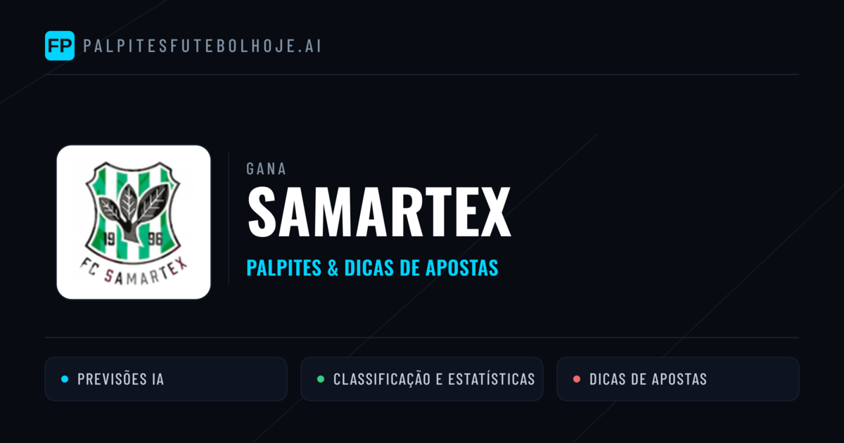 Samartex Palpites & Estatísticas