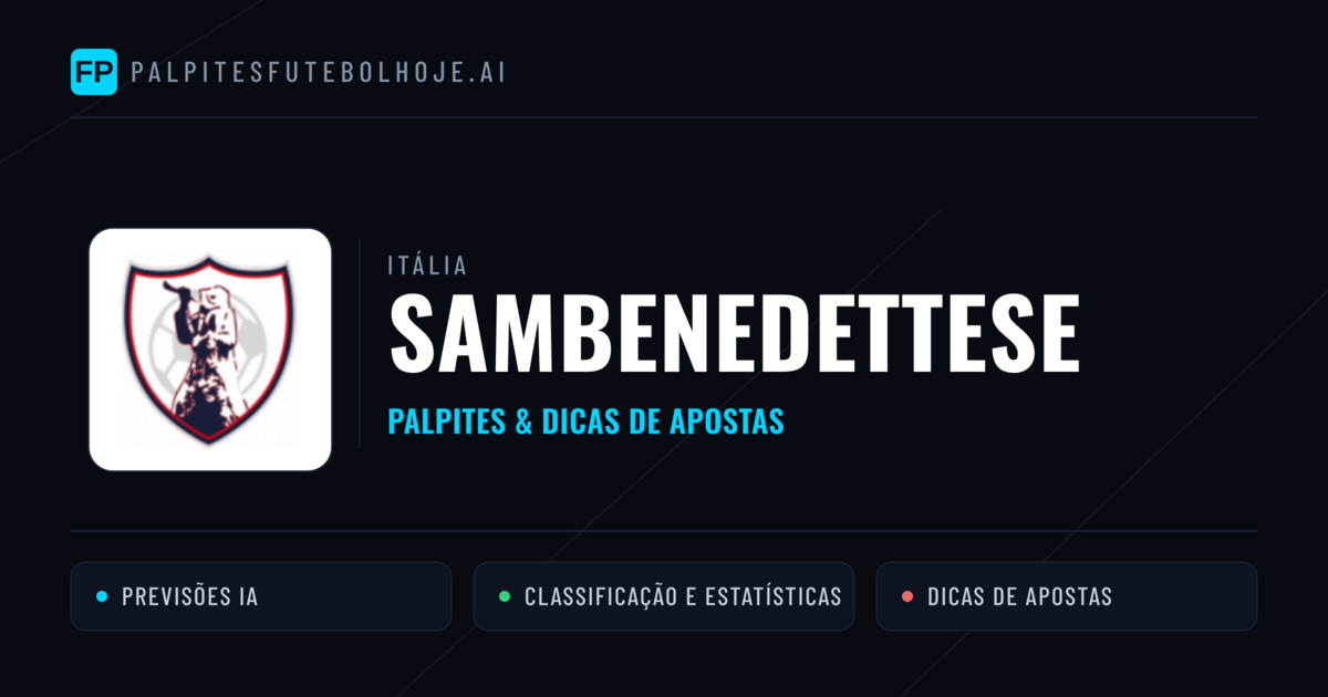 Sambenedettese Palpites & Estatísticas
