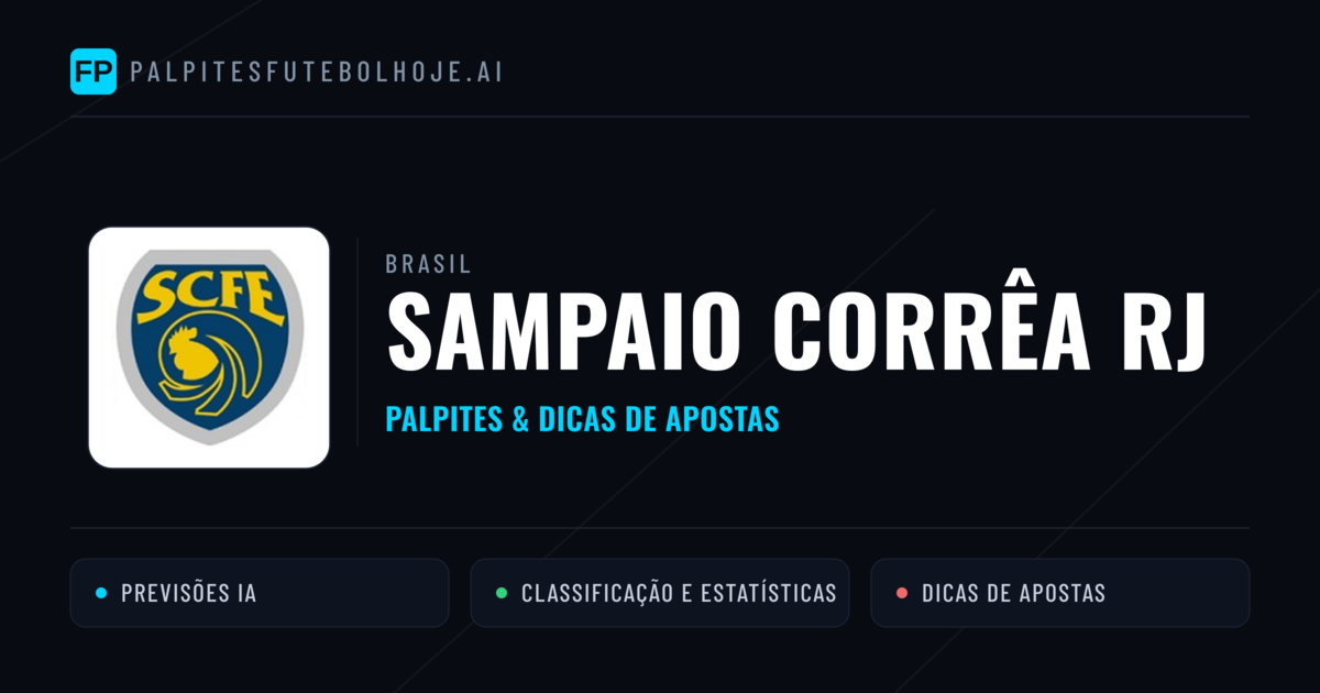 Sampaio Corrêa RJ Palpites & Estatísticas