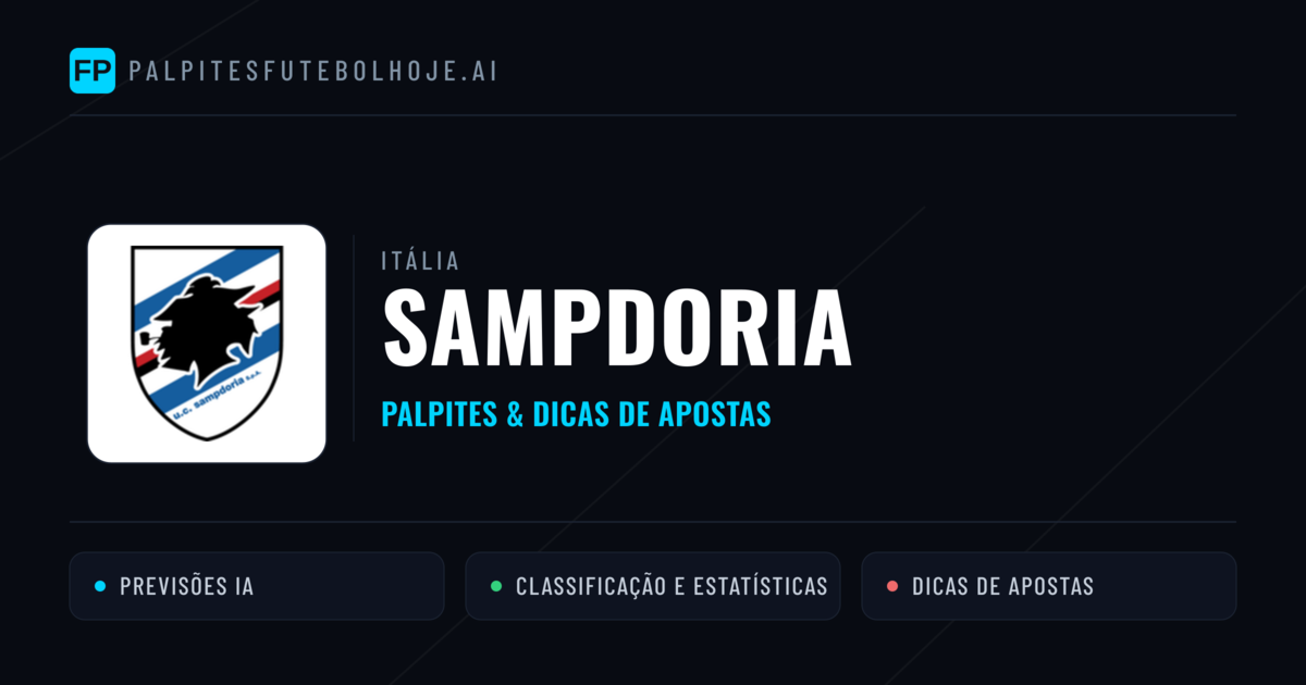 Sampdoria Palpites & Estatísticas