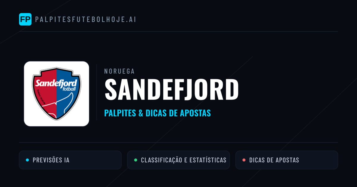 Sandefjord Palpites & Estatísticas