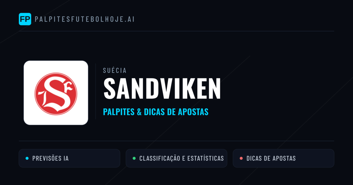 Sandviken Palpites & Estatísticas