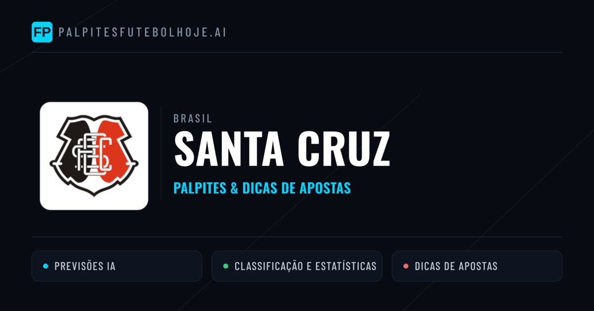 Santa Cruz Palpites & Estatísticas