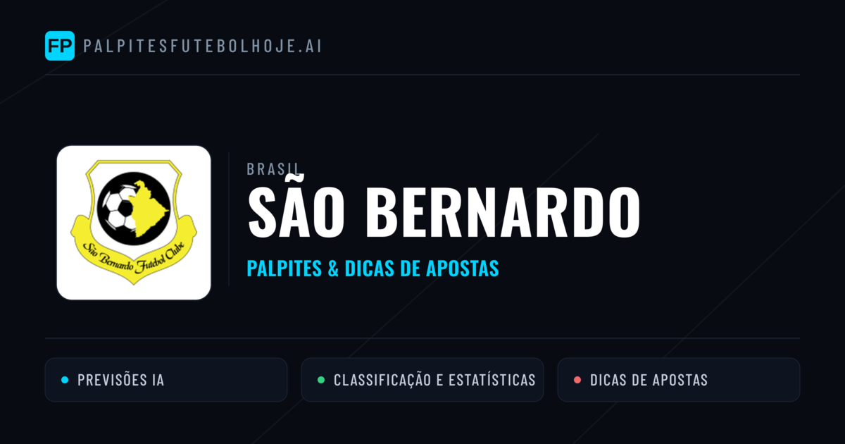 São Bernardo Palpites & Estatísticas